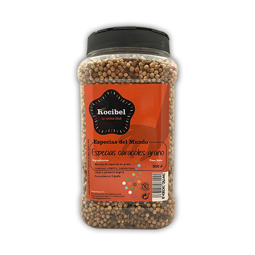 Especias caracoles grano de Murcia Rocibel