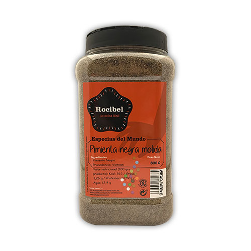 Pimienta negra molida de Murcia Rocibel