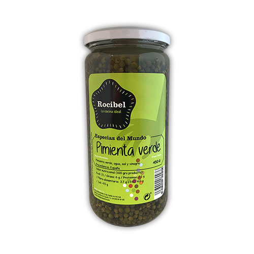 Pimienta verde cristal Rocibel Murcia