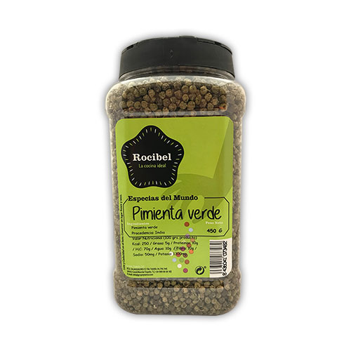 Pimienta verde deshidratada Murcia Rocibel